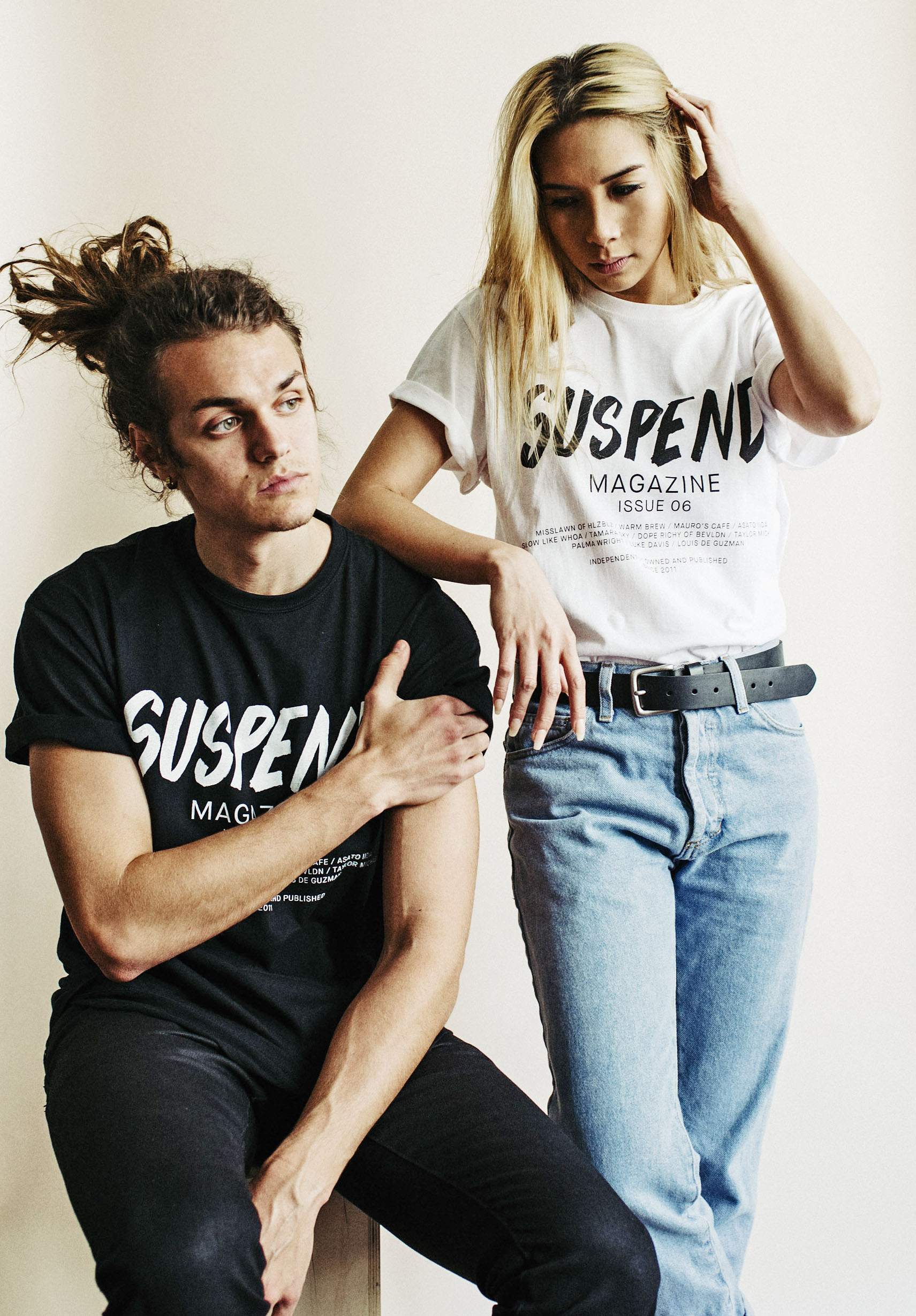  J-Mac and Gilene photographed by EIC Diane Abapo for SUSPEND® Magazine. 