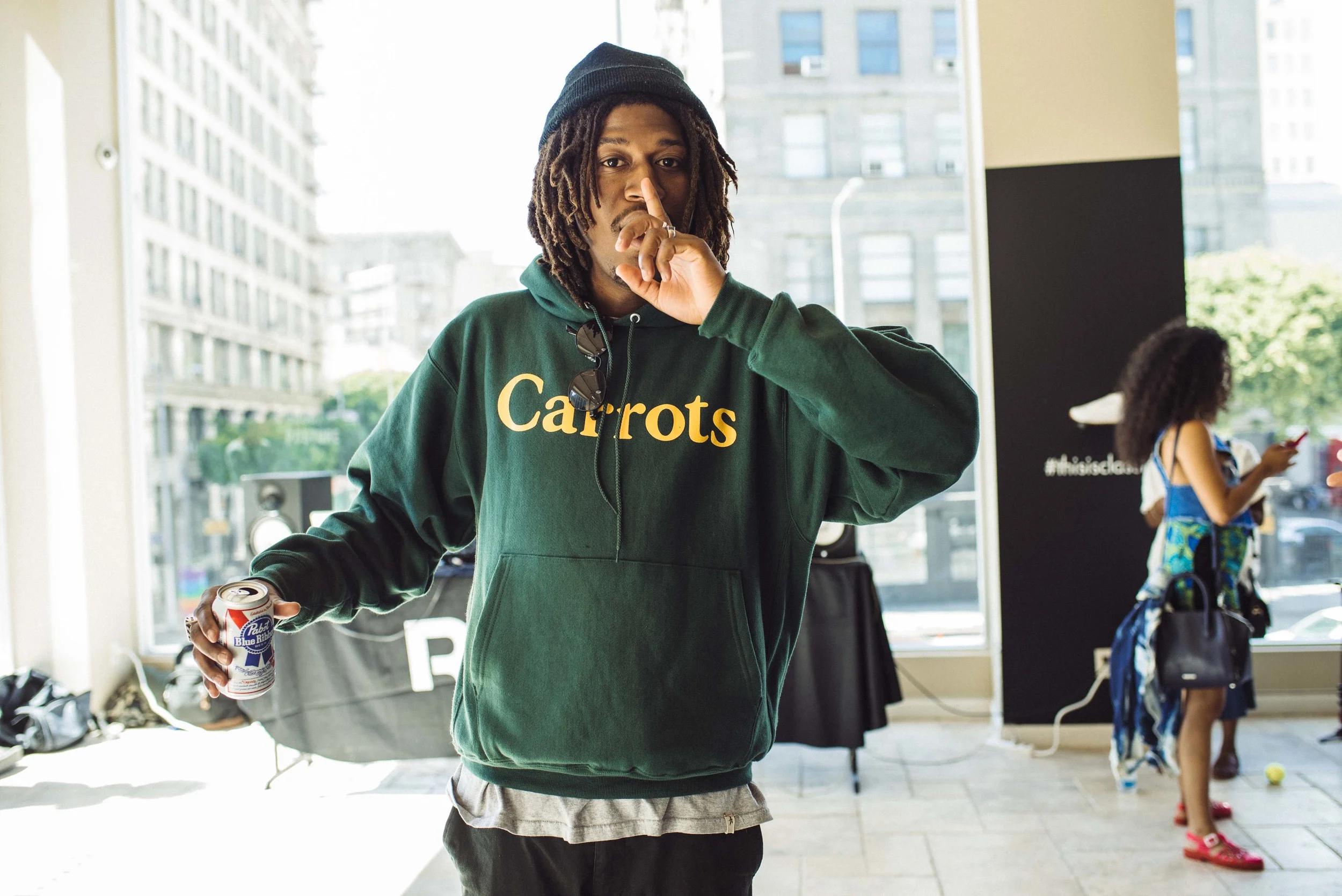 Reebok Classics event in Downtown Los Angeles. Pictured: Amir Says Nothing. / Photo: © Diane Abapo for SUSPEND Magazine.