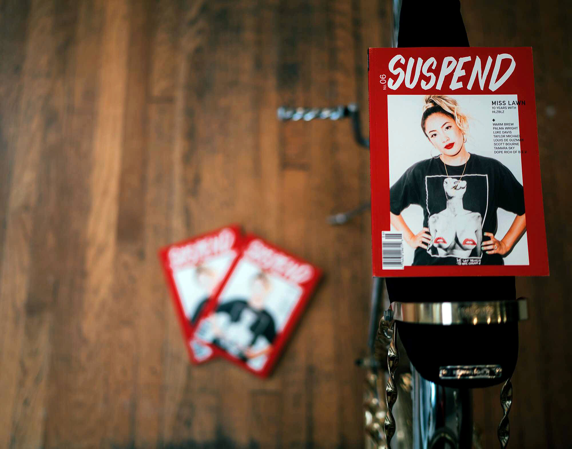  SUSPEND Magazine available at ESTATE in Seattle. / Photo Courtesy of David Lee 