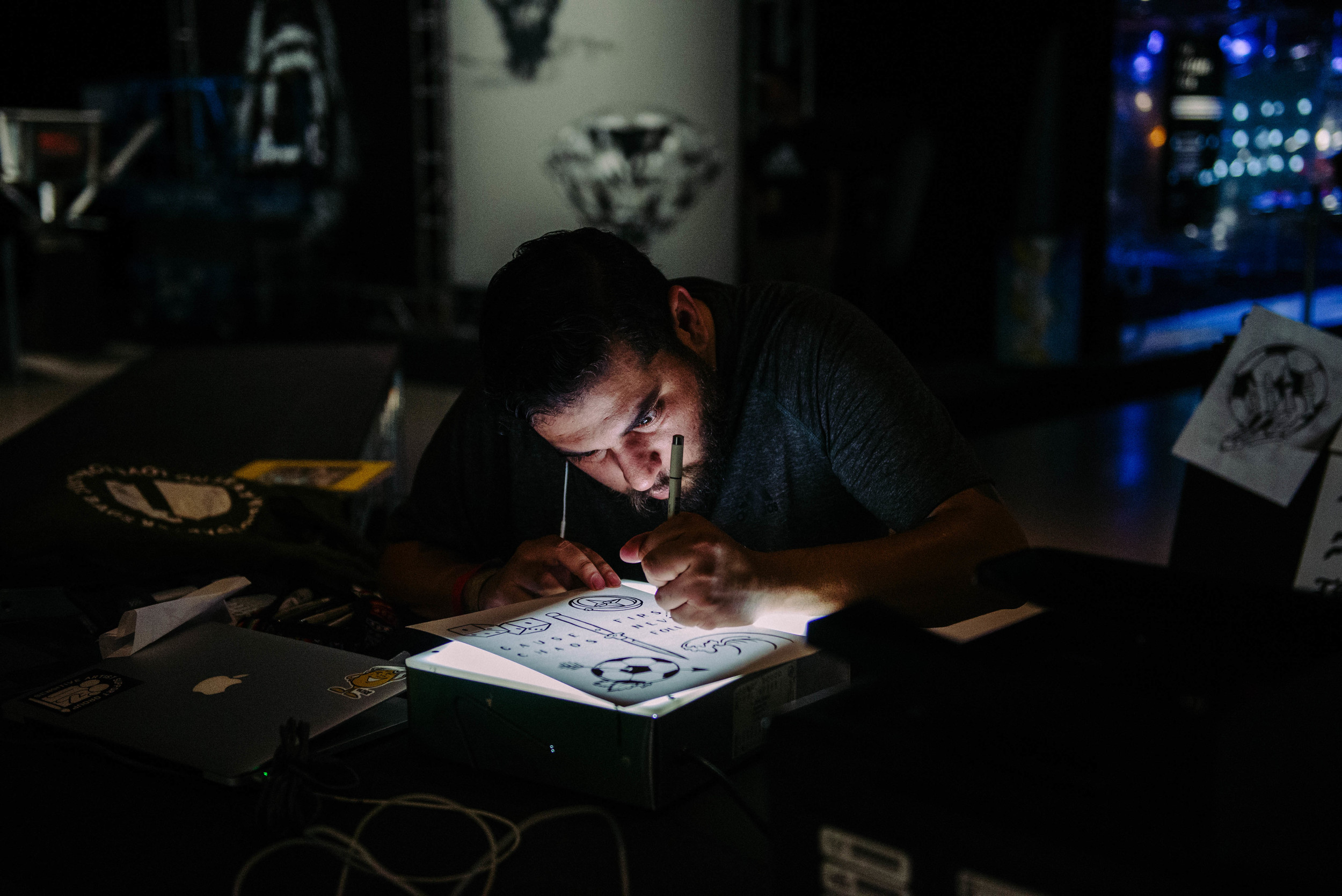  Illustrators showcase work at Adidas Mercury Center (June 3). / Photo: © Diane Abapo for SUSPEND Magazine. 