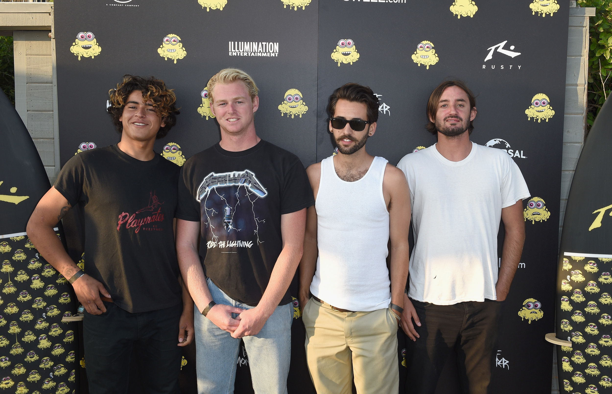  Clean Spill attends Buff Monster x Minions x Rusty Lost in Paradise Capsule Collection launch event on July 28, 2016 in Santa Monica, California.&nbsp; (Photo by Joshua Blanchard/WireImage) 