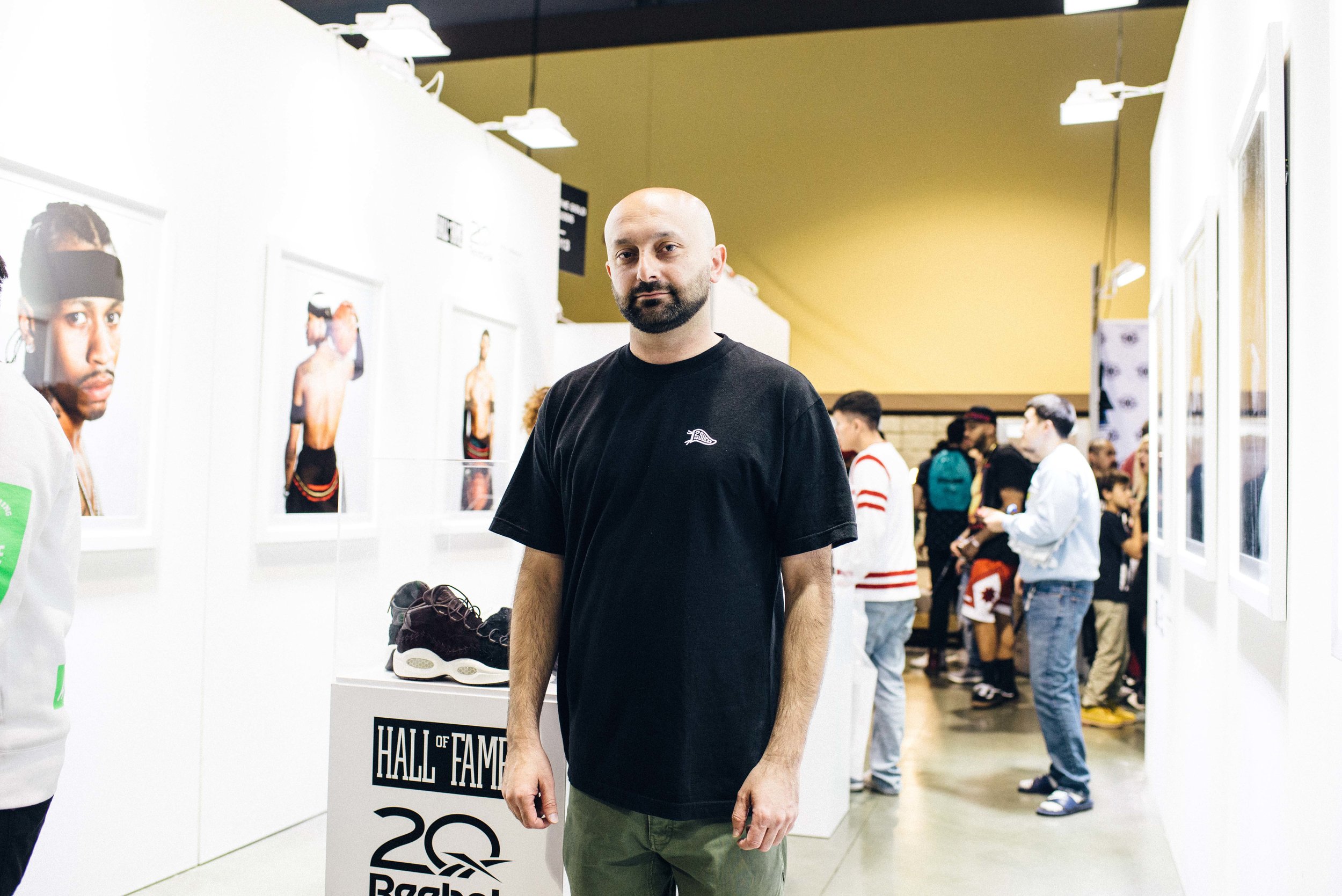  Arsen at the Hall of Fame X Reebok installation at ComplexCon 2016. / Photo: © Diane Abapo for SUSPEND Magazine 