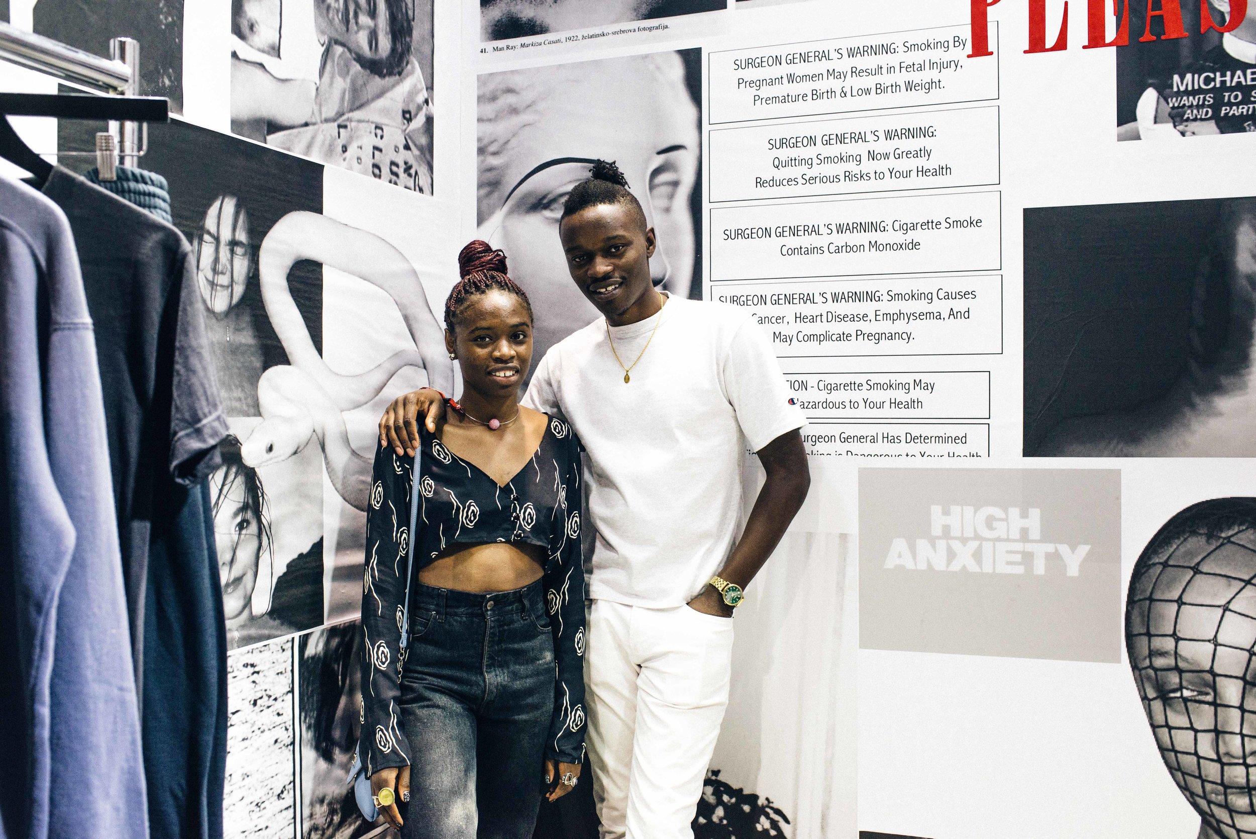  Theophilus Martins and his sister at PLEASURES at ComplexCon 2016. / Photo: © Diane Abapo for SUSPEND Magazine 
