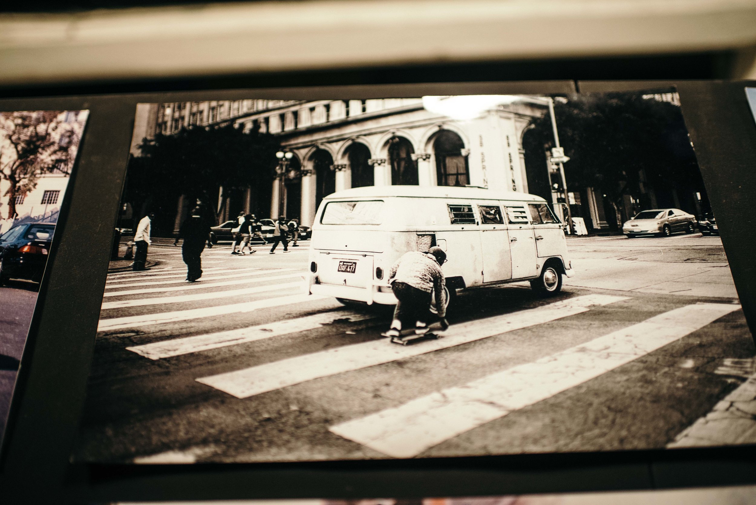  Ryuta Hironaga's "Lost in L.A." skate photo exhibition at Virgil Normal. / Photo: © Diane Abapo for SUSPEND Magazine 