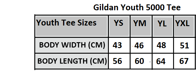 Gildan 5000 Tee Youth.png