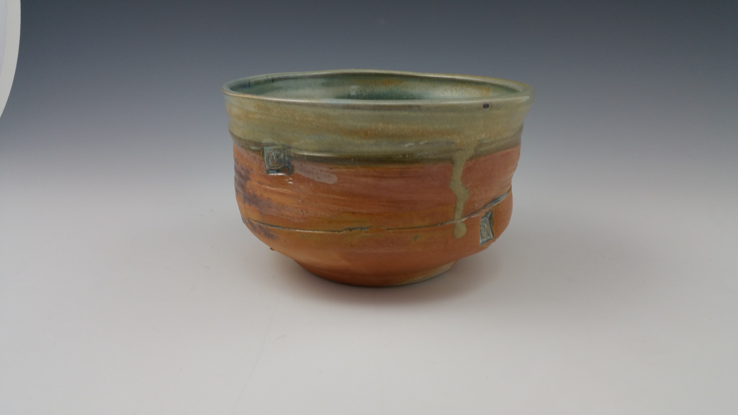 Wood Fired Teadust Altered Bowl