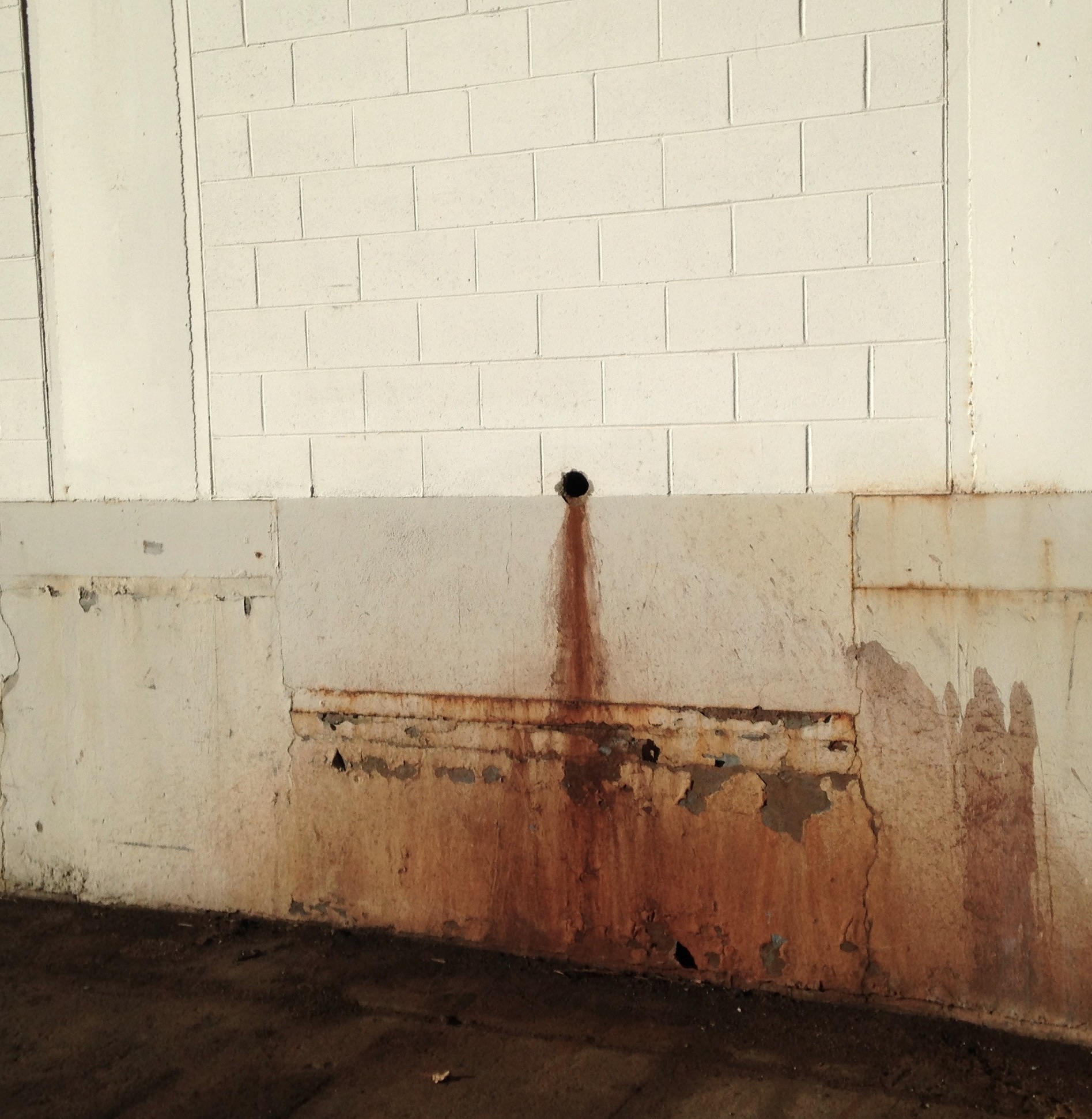 Wall at 10 River Road, AAA, East Providence