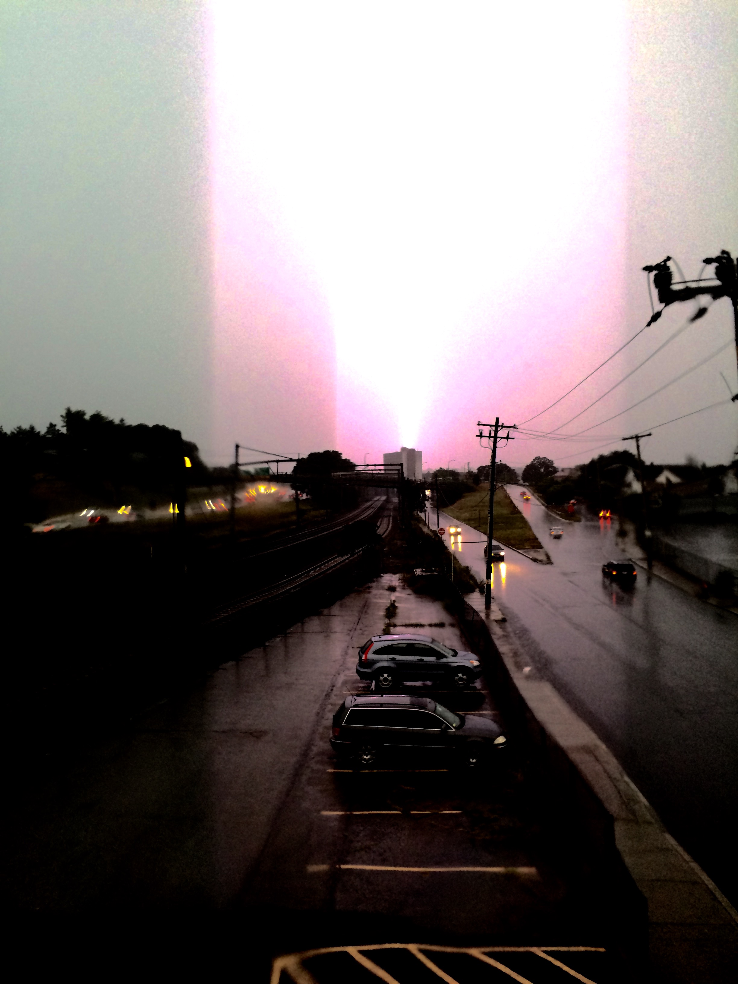 watching the lightning storm 