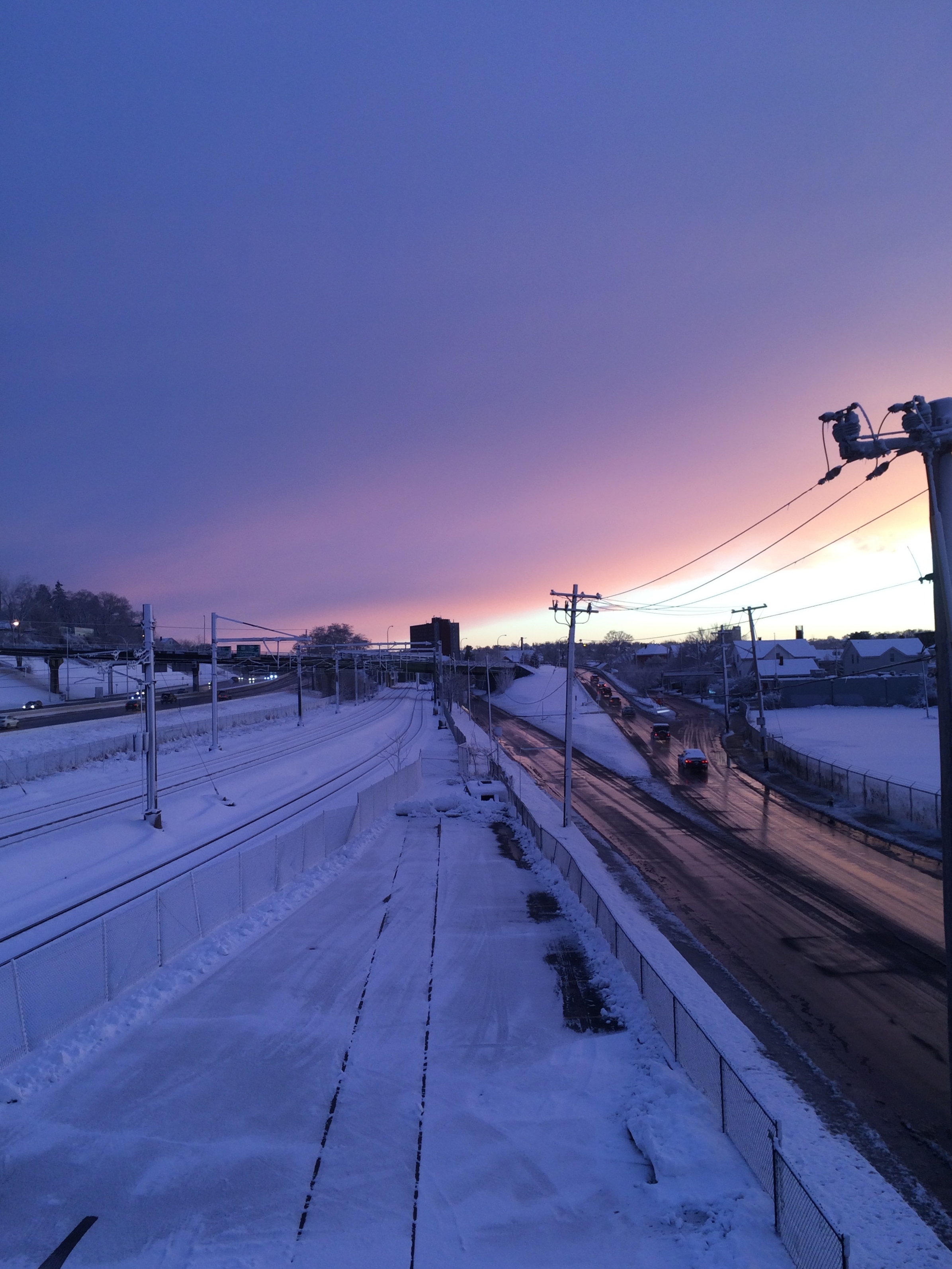 The blues and the purples