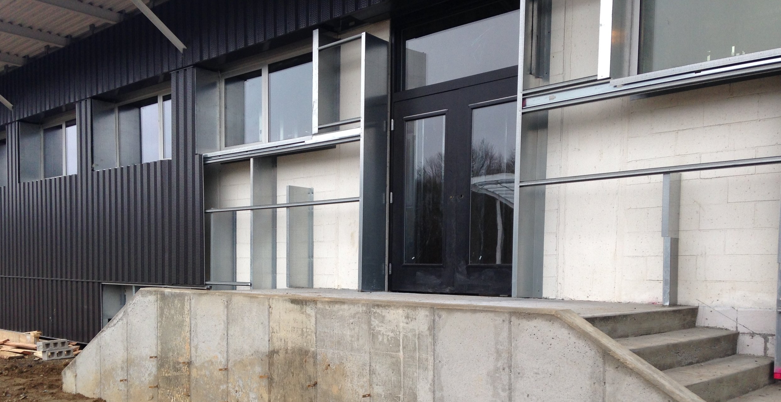 South facing wall with InSpire panel application in progress