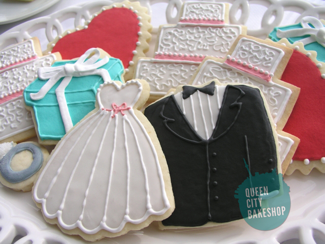 Custom Wedding Cookie Favours