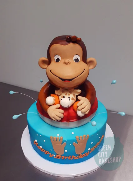 Curious George Swimming Cake.jpg
