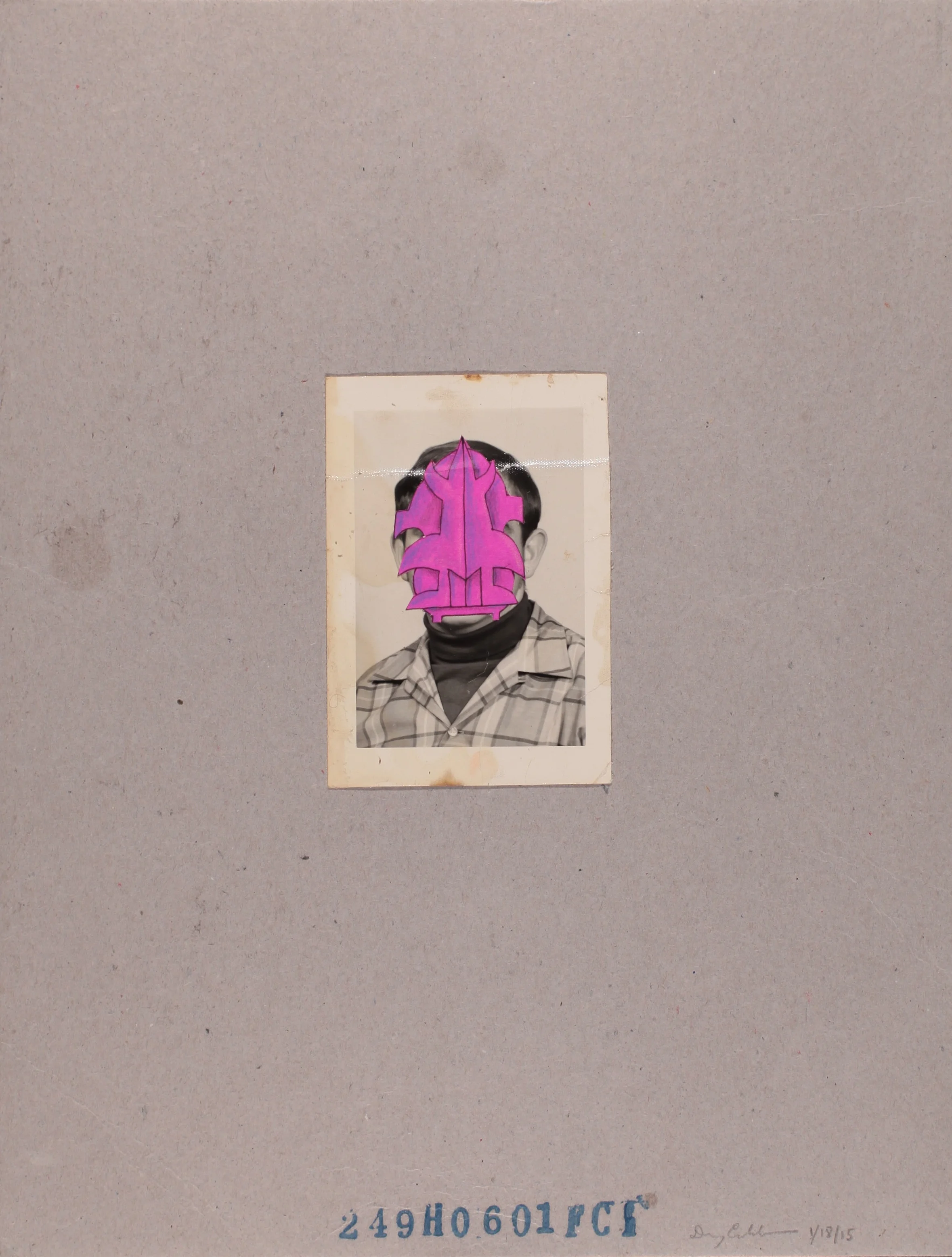 untitled (magenta mask)