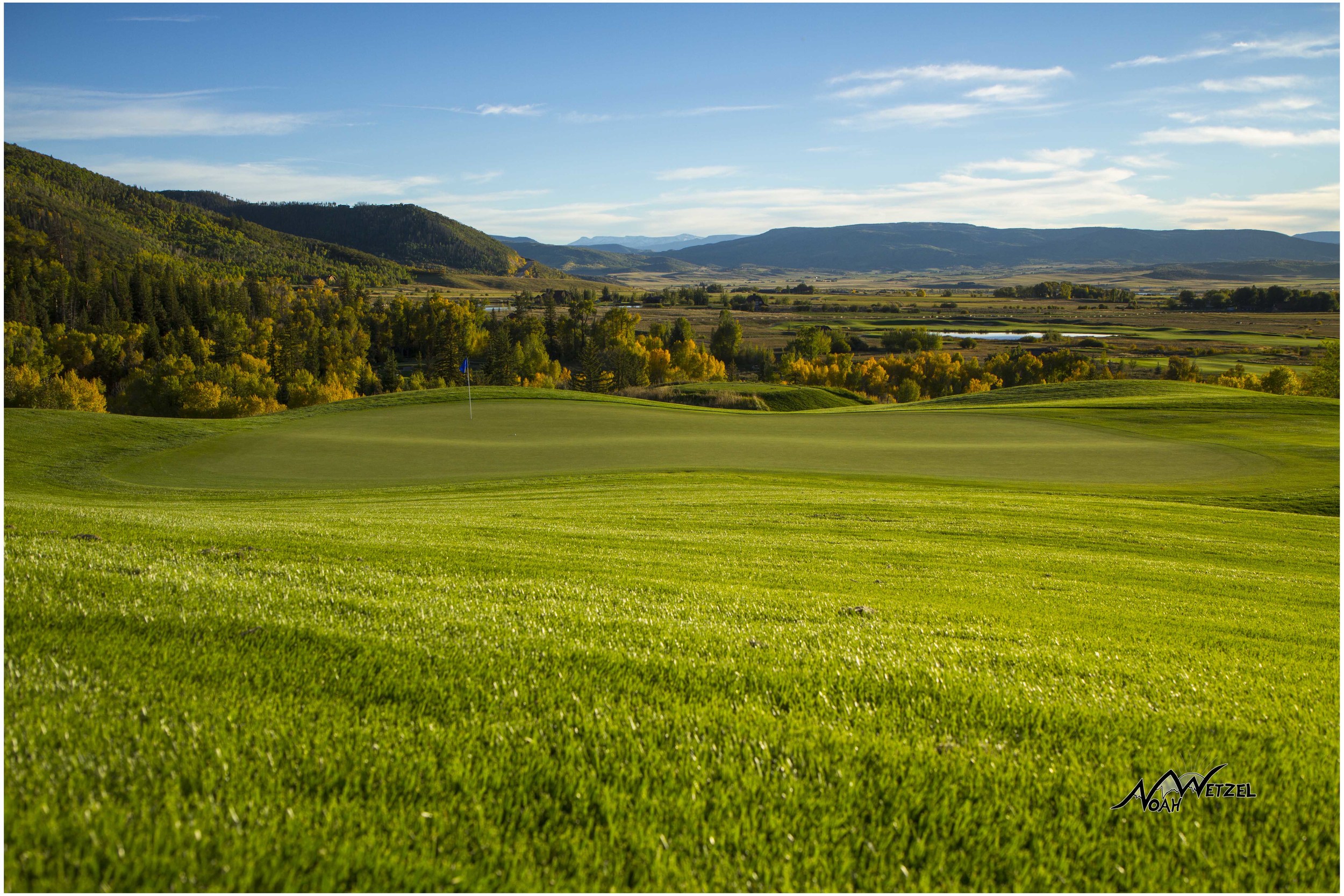 Hole 10 Green Overlooking Flat Tops/Front 9