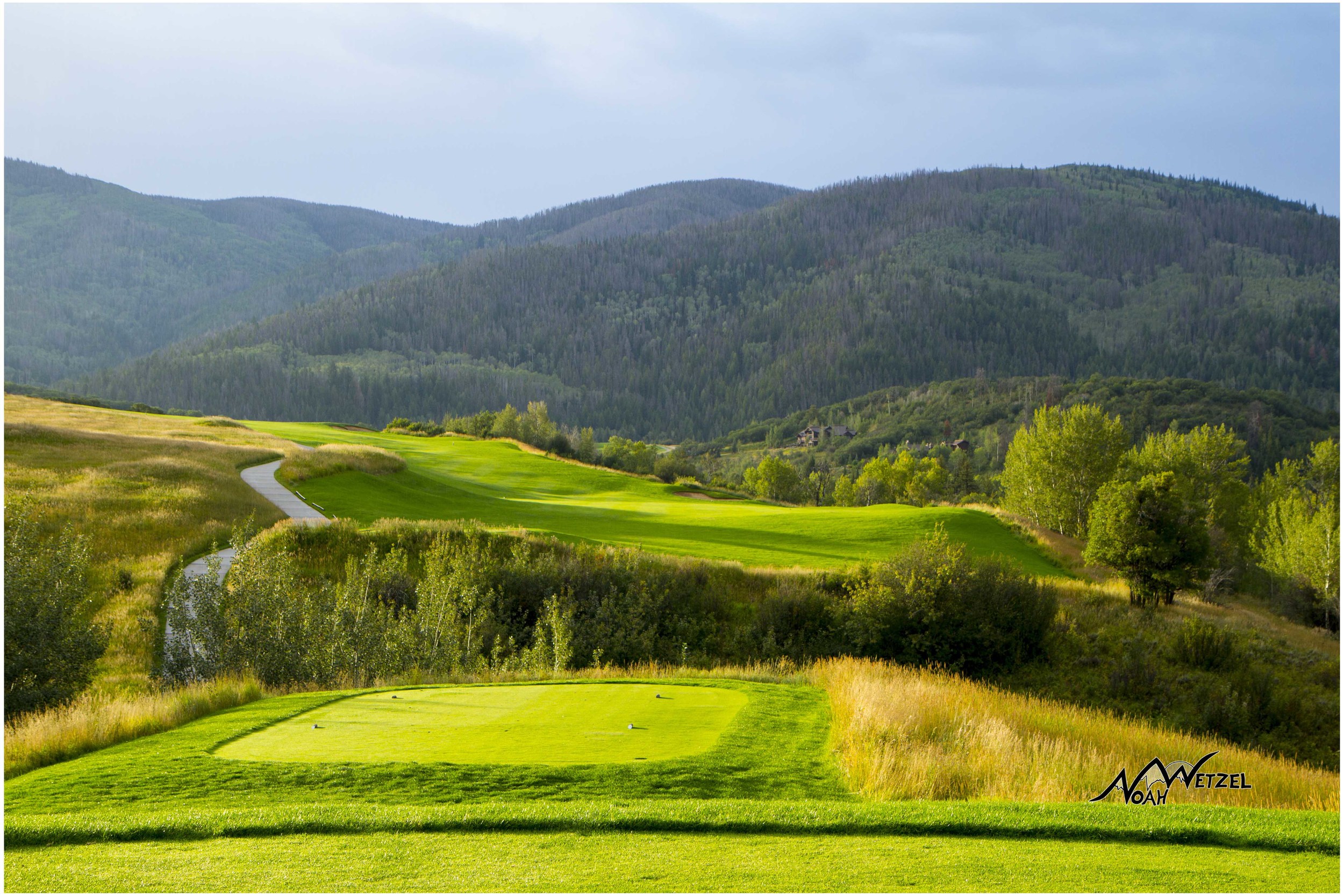 Hole 10 Tee. Par 5 533 yds