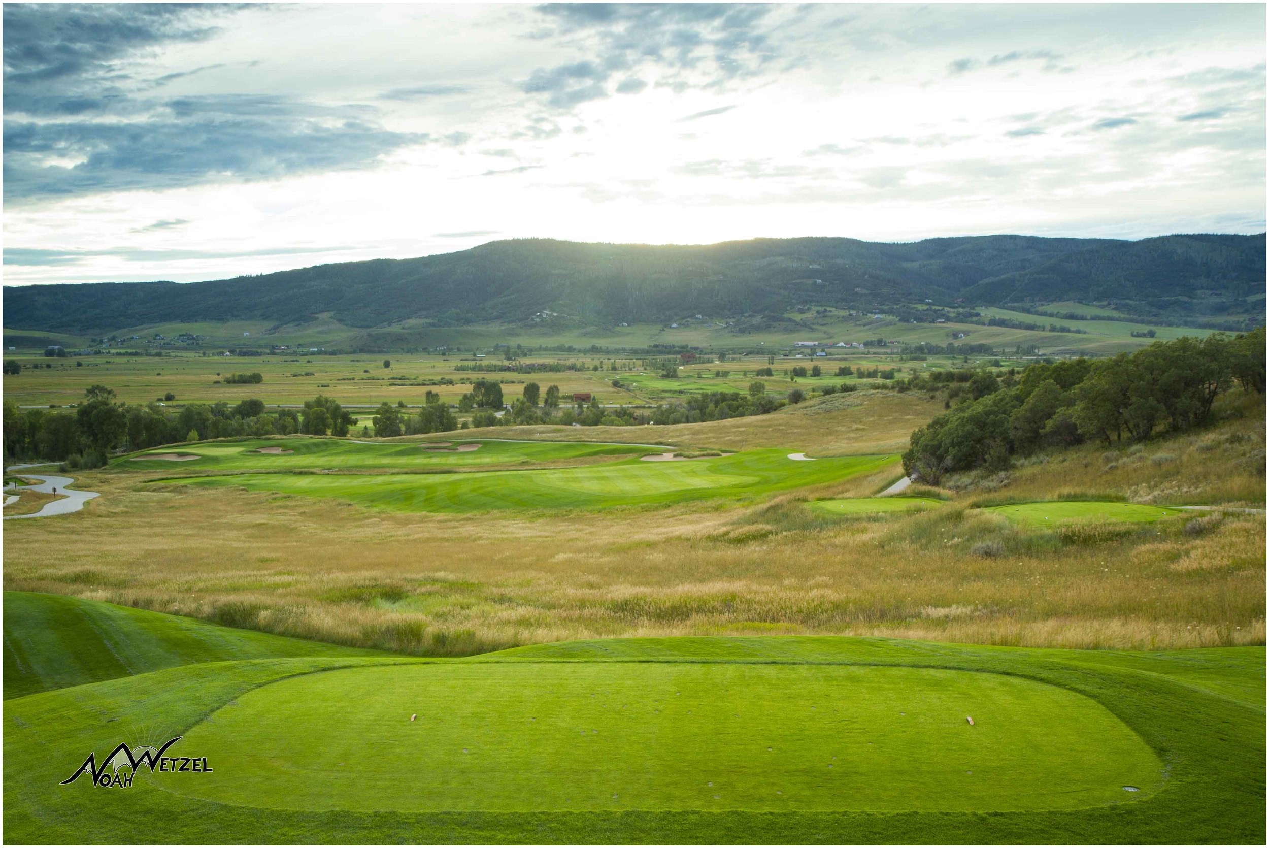 Hole 18 Gold Tee Box. Par 5 579 yds