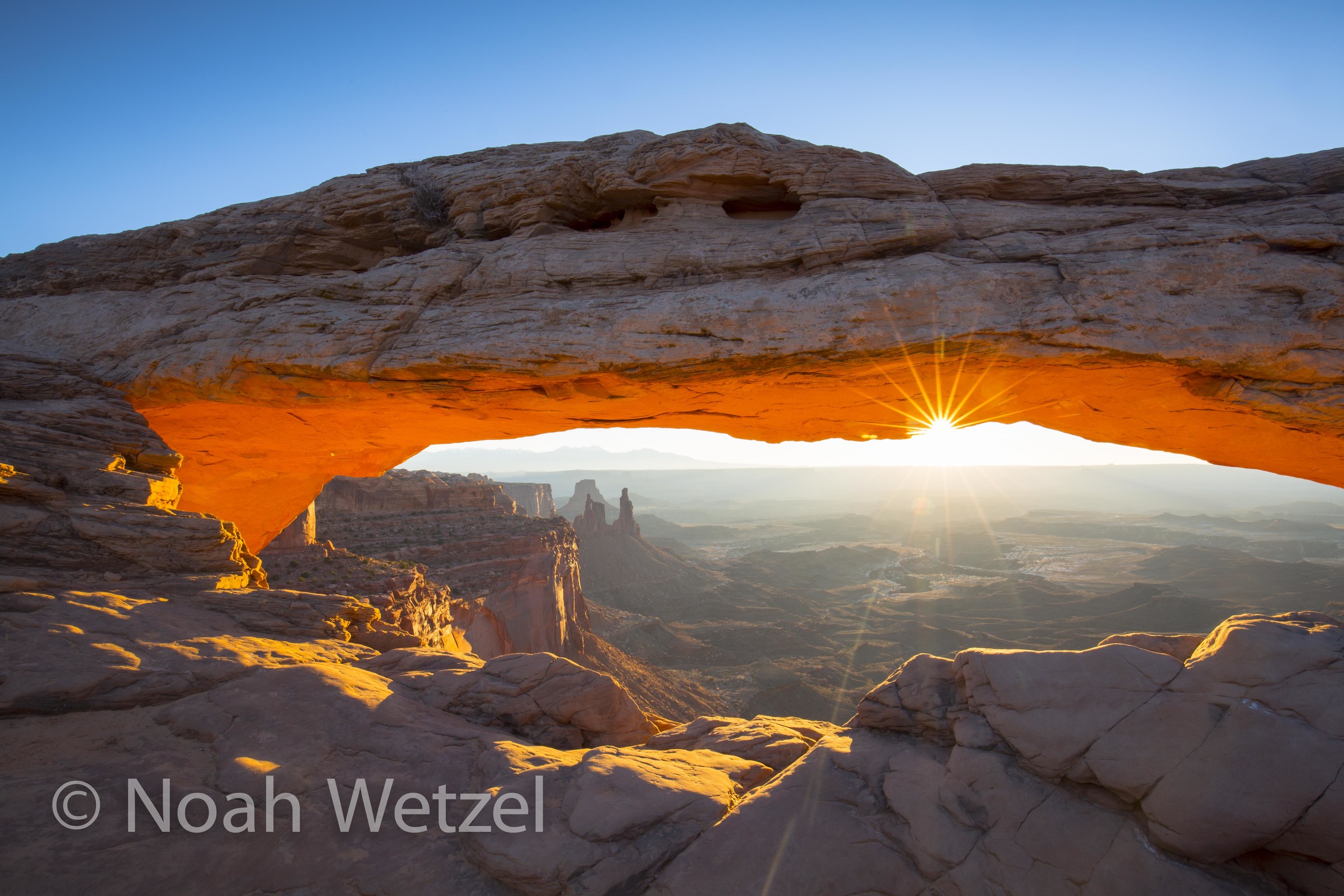 Sunrise at Mesa Arch. Canyonlands National Park, Moab, Utah