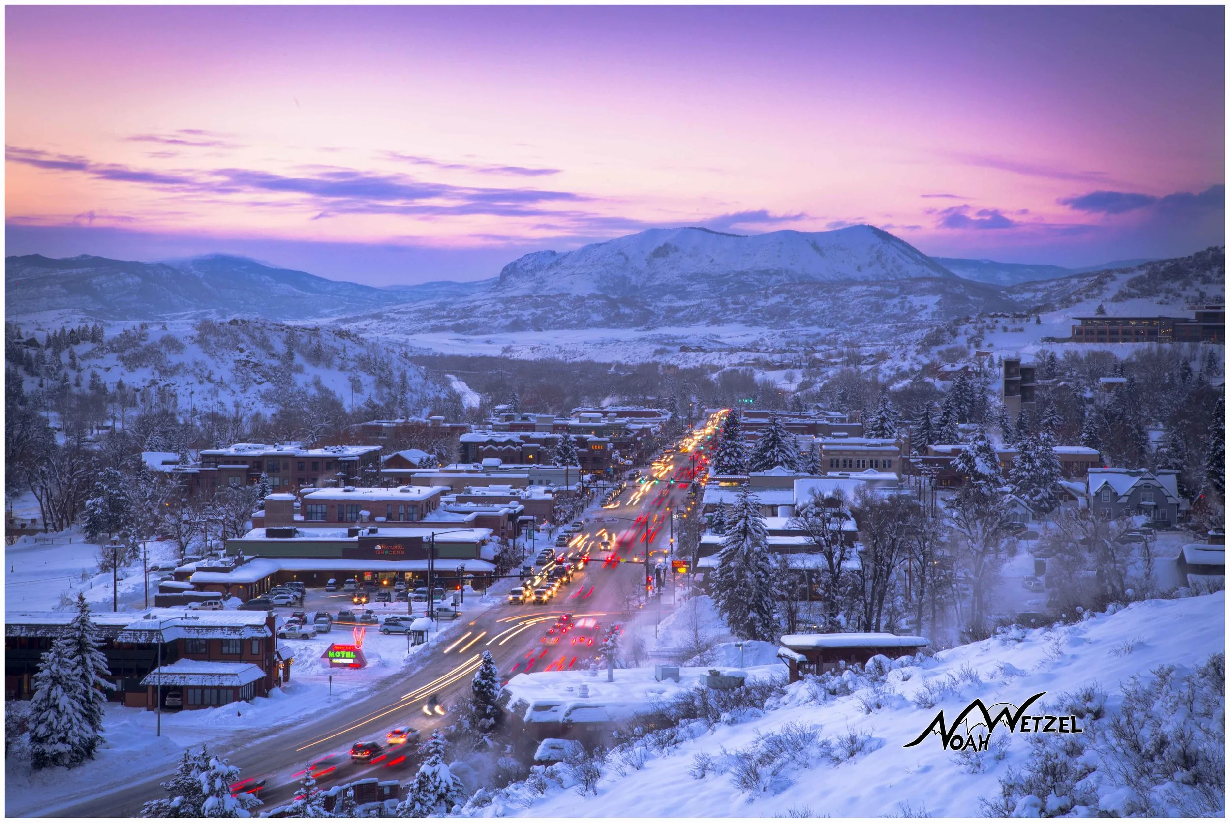 Downtown Steamboat Springs, Colorado. 