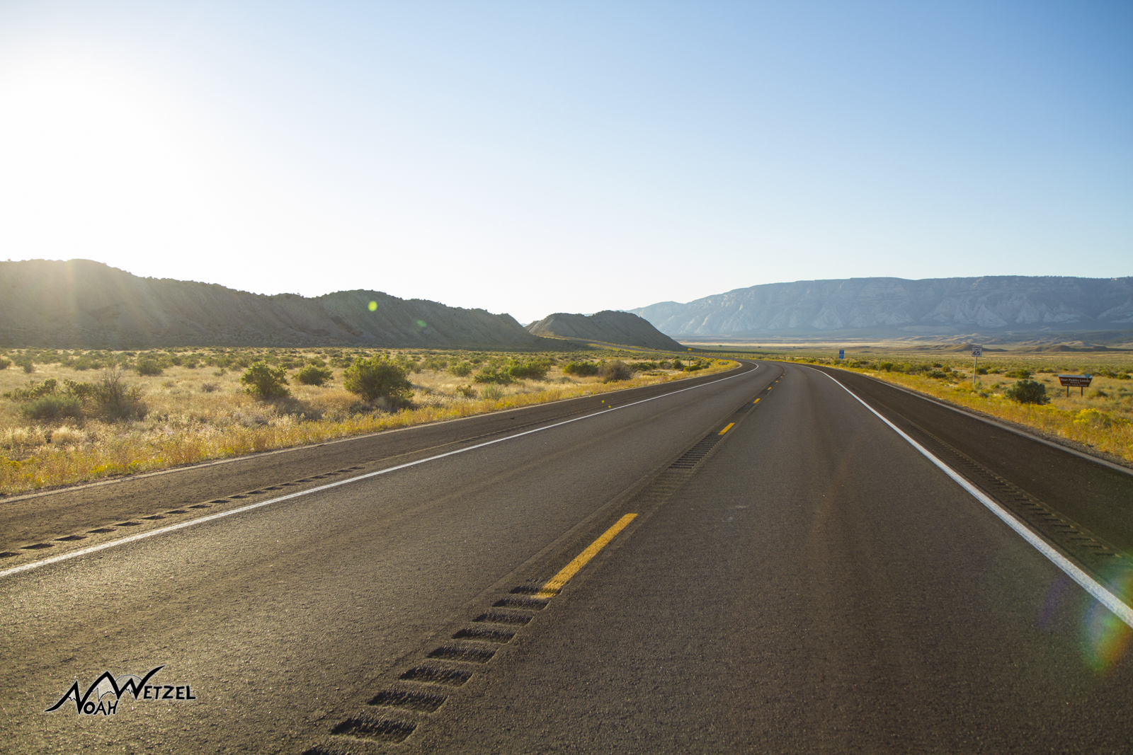 Hwy 40. Colorado/Utah Border