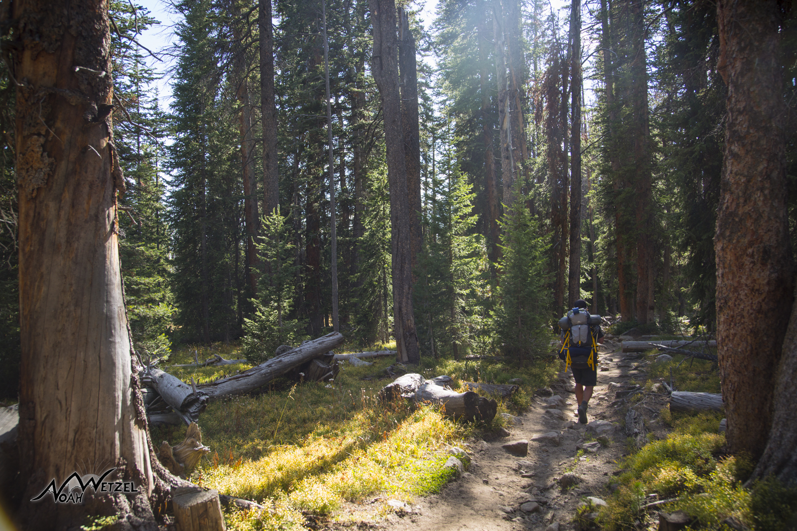 Ben Wetzel backpacking. Wind River Range. Wyoming