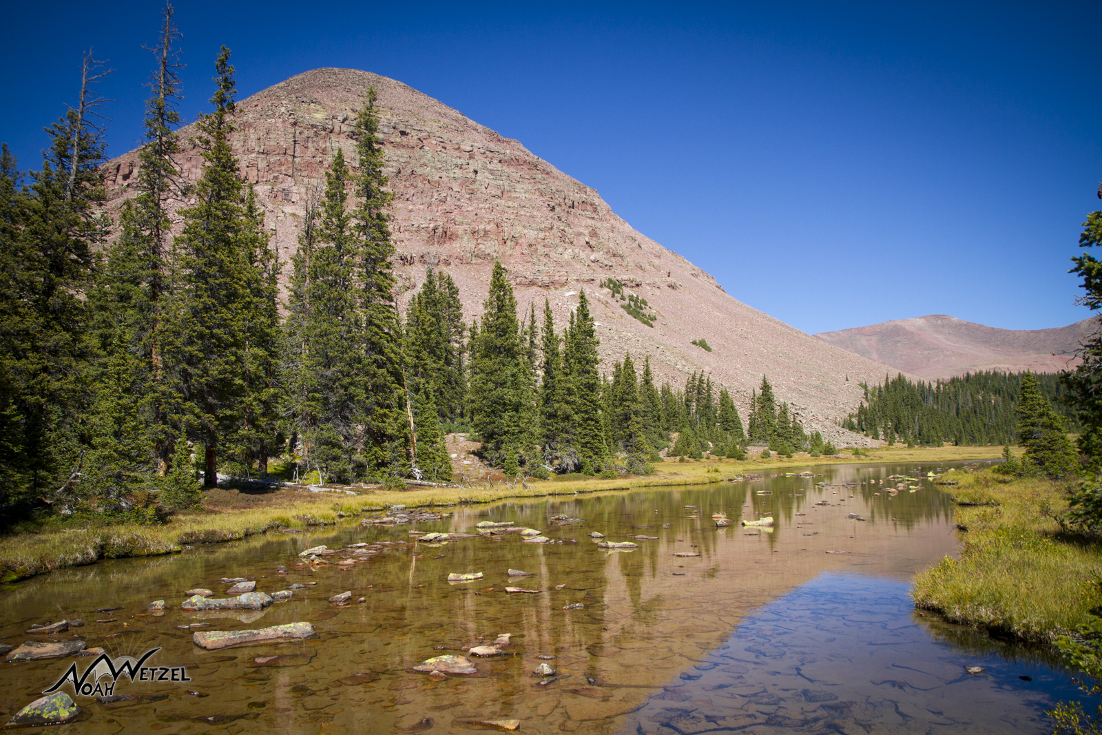 Approaching Timothy Lakes. High Uintas Wilderness. Utah