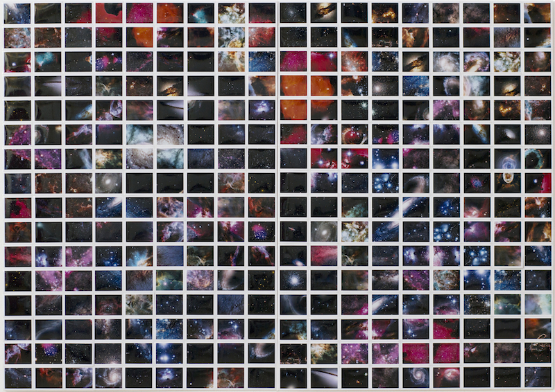  Cosmic Synthesis, 288 Polaroids, 54x76.5", 2012 