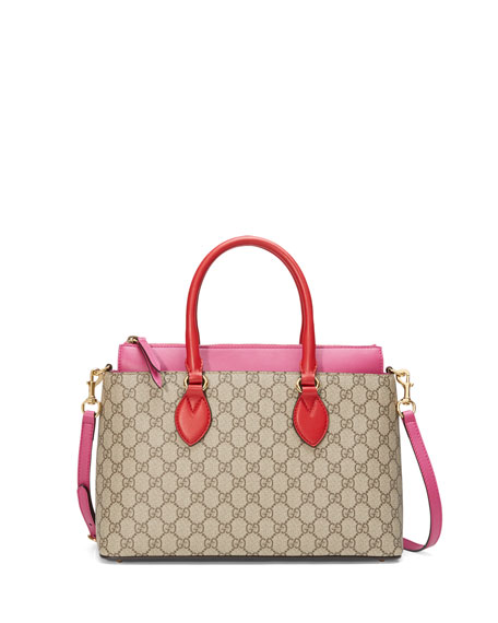 pink and red gucci bag