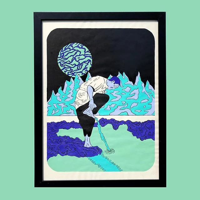 Art show up @caffevita Capitol Hill until end of May.
.
.
.
.
#seattleartist #pnwart #illustration #drawing #art #artist #illustrator #artoftheday #instalike #instagood #karlmaxx