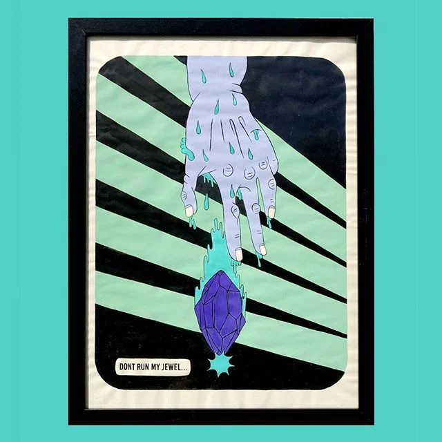 Don&rsquo;t run my jewel.
.
.
.
.
#seattleartist #pnwart #illustration #drawing #art #artist #illustrator #artoftheday #instalike #instagood #instafollow #karlmaxx