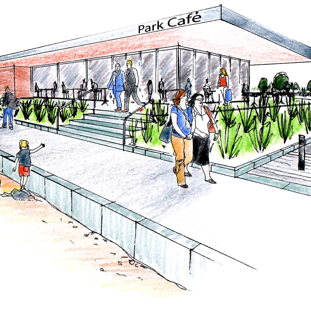 8. SKETCH VIEW-HAMWORTHY PARK