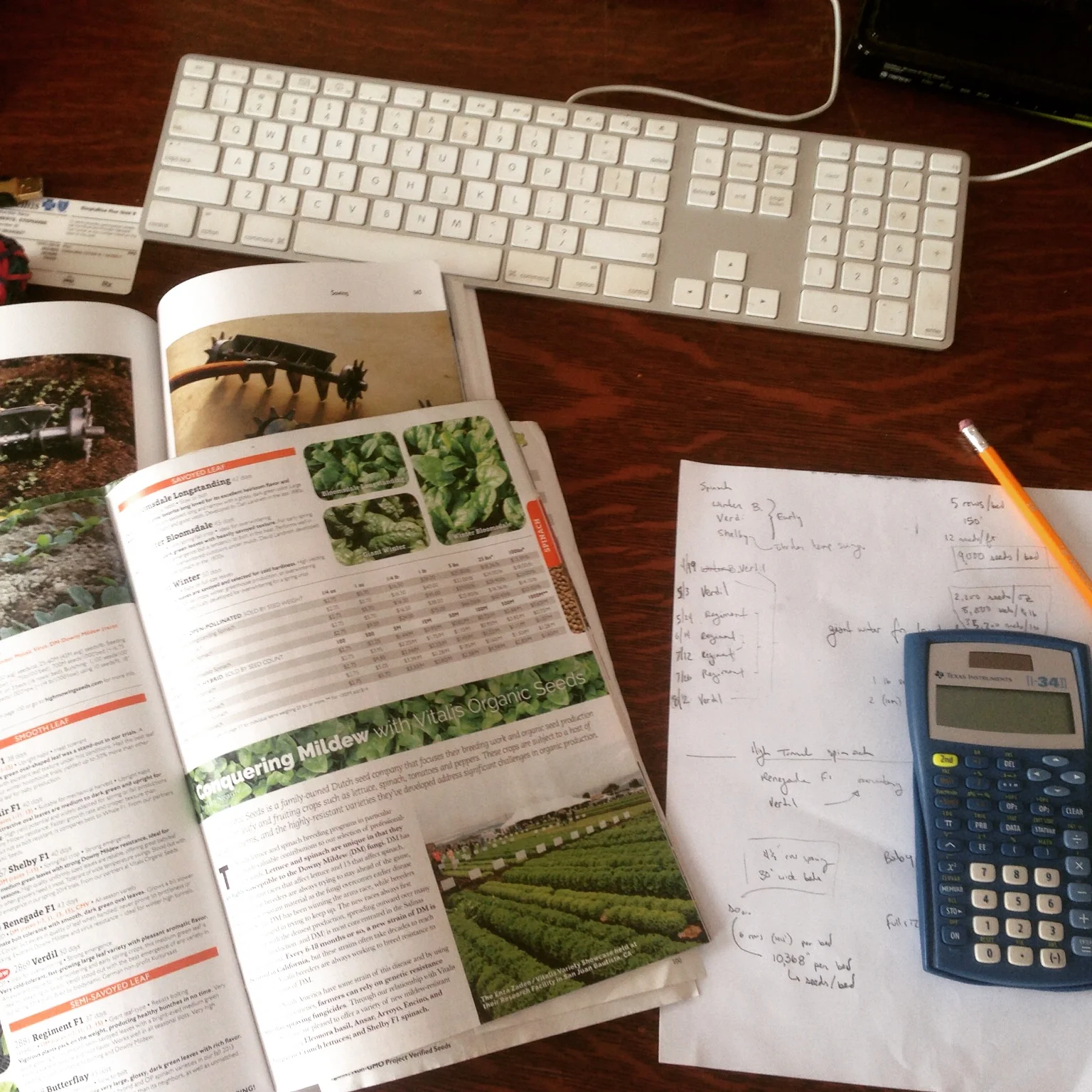 Garden plans, seed orders, & equipment (and daughters!)