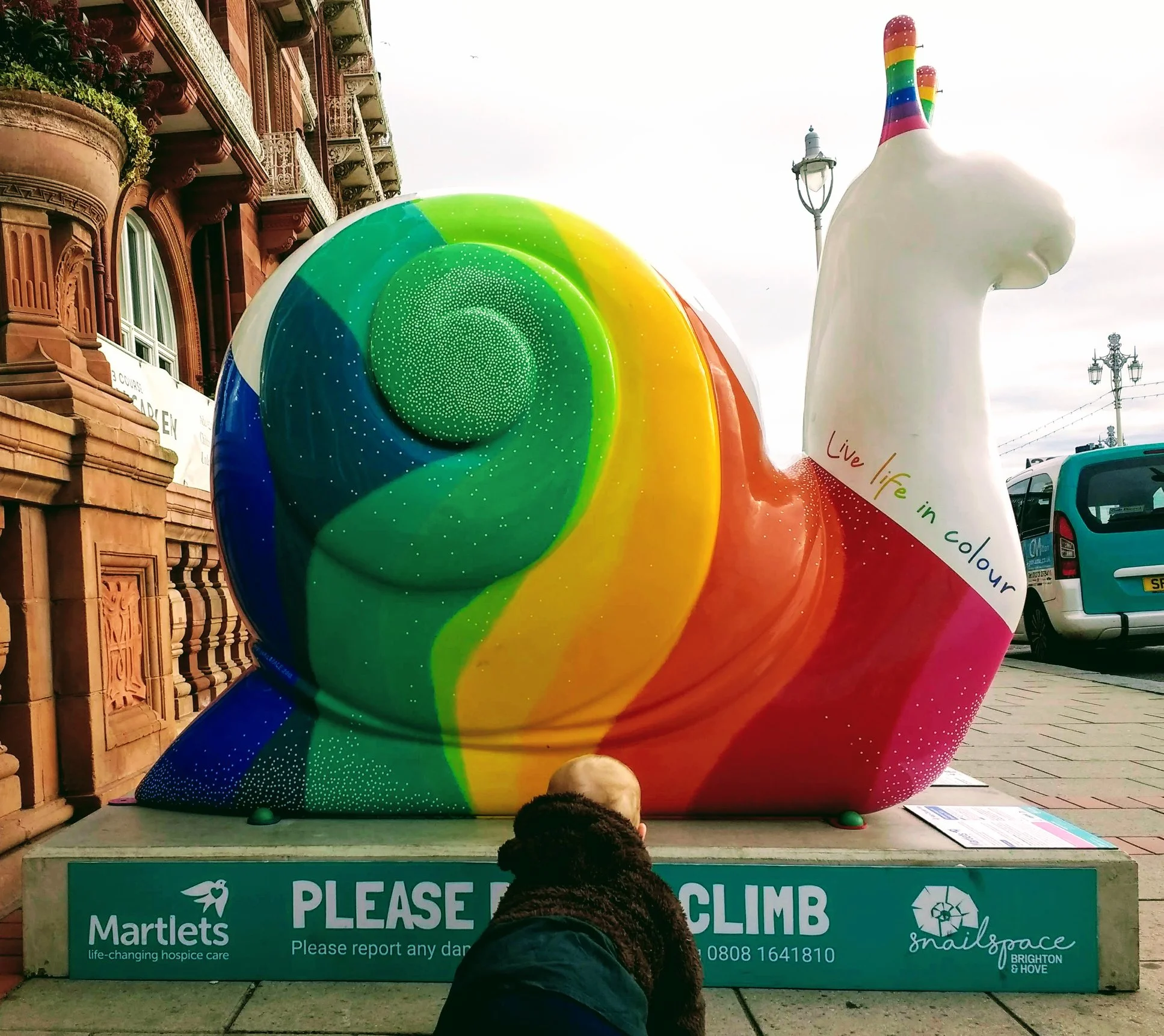 Snailspace art trail in Brighton this autumn reminding us to cherish ‘life in the slow lane’ #BeMoreSnail