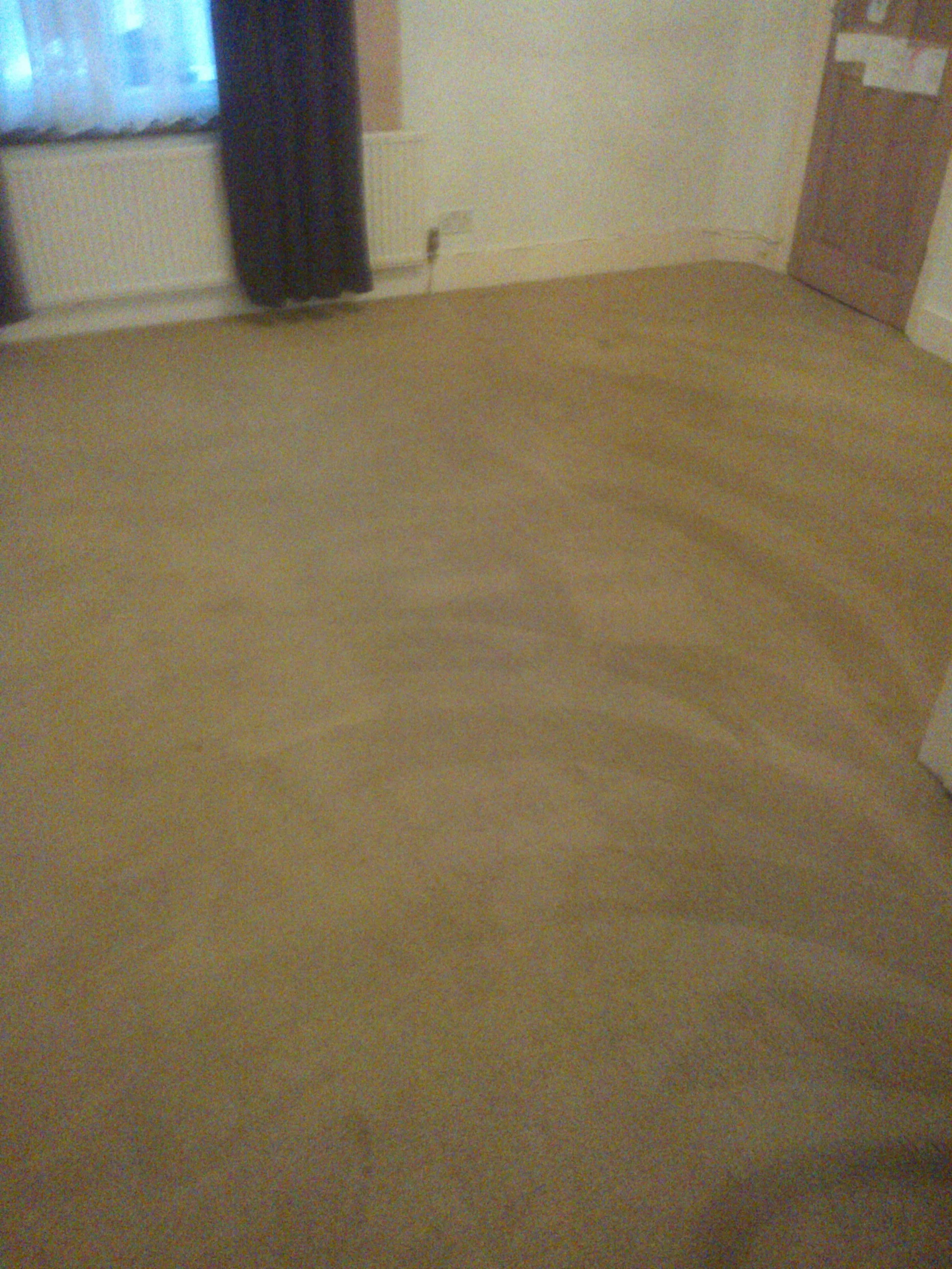 cleaned room