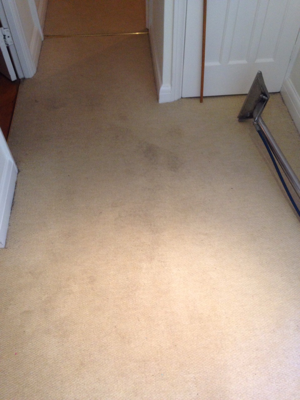 stained hallway