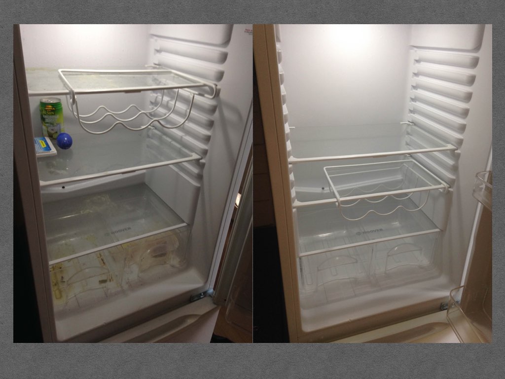 Fridge Cleaning DIFFERENCE