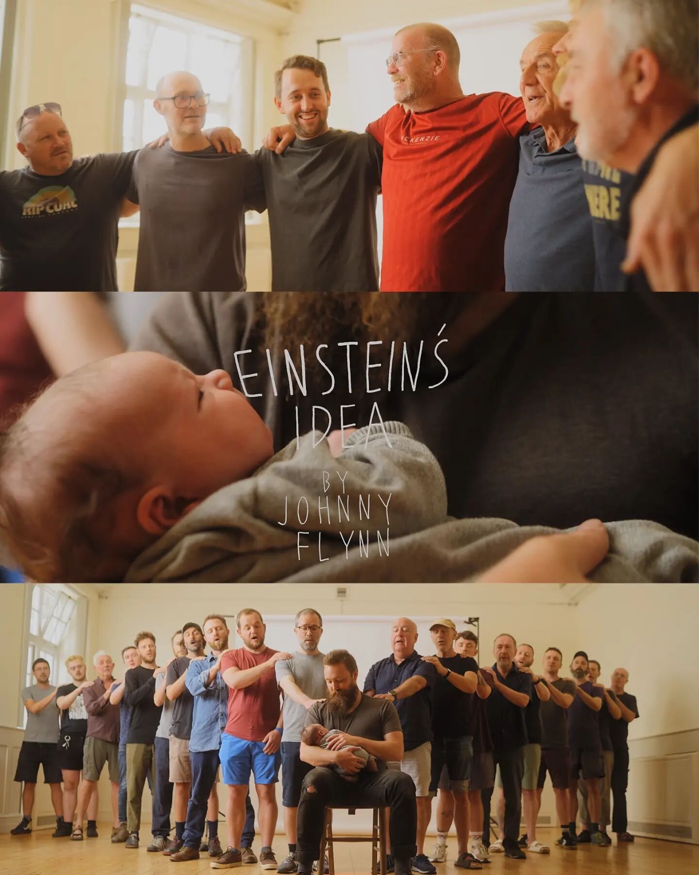 Einstein's Idea, featuring Men Are Singing.
**
A few months ago, Seamas presented me with a few concepts for music videos, and one of them stood out to me as something truly remarkable. The opportunity to capture the emotions of these men and produce