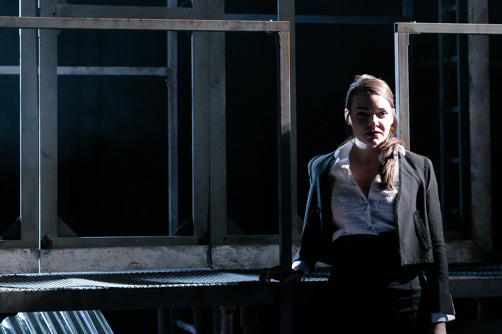 Carmen (OperaUpClose) Lilly Papaioannou (Carmen). Photo Andreas Greiger.