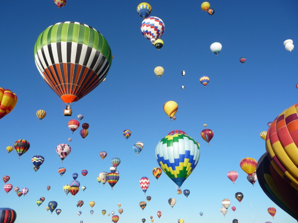 Albuquerque International Hot Air Balloon Fiesta. Photo credit: Alissa Simon