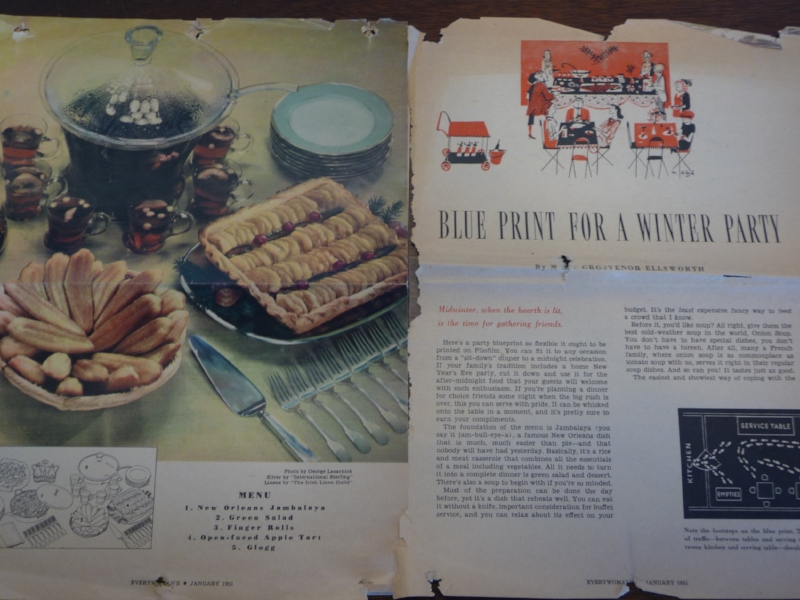 From January 1951 article in EveryWoman Magazine. Article by Mary Grovesnor Ellsworth. Photo credit: Alissa Simon.