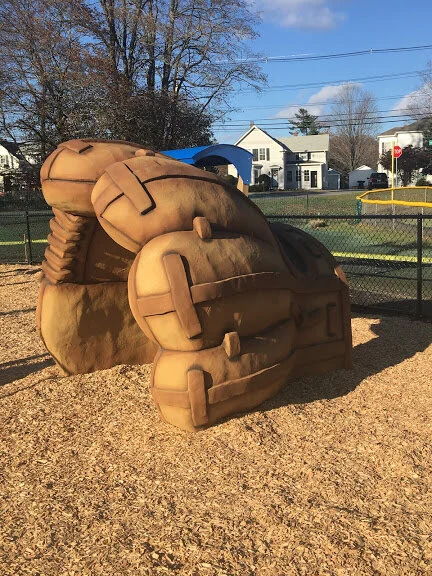 Savage Field Park Baseball-Themed Playground, Clinton, MA
