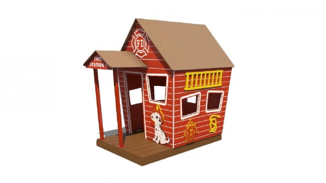R-Town Fire House- Grounds for Play