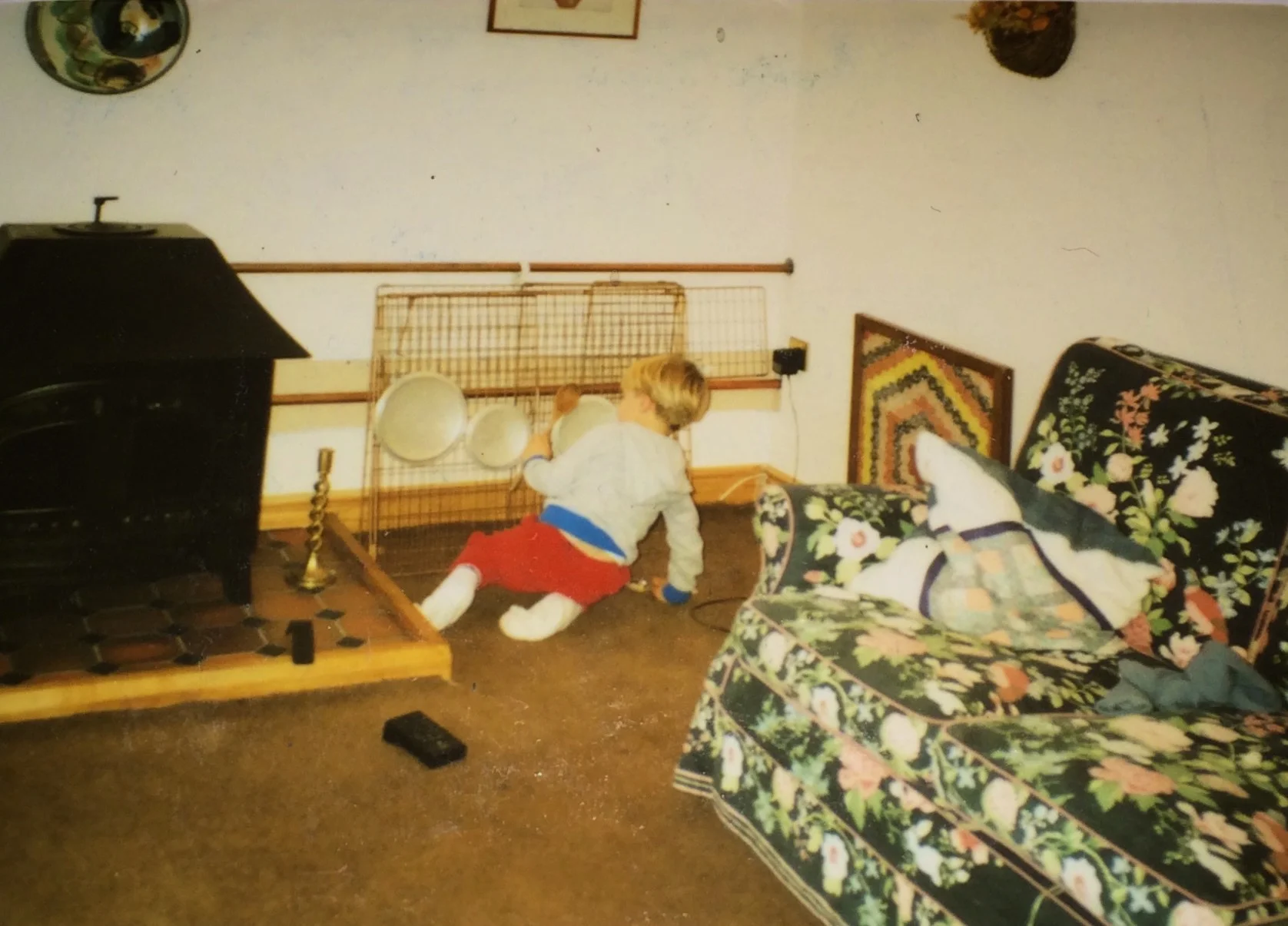 Ben, age 3, working on his left hand Moeller Technique. 