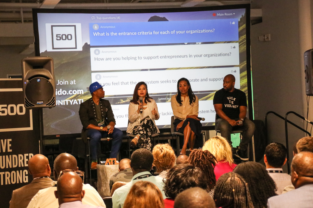 M. Cole Jones moderated a panel called, "Building the Atlanta Startup Ecosystem"