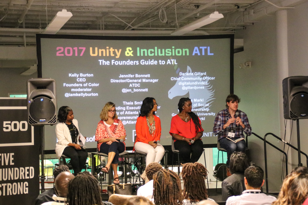 Kelly Burton, Jen Bonnett, Theia Smith, Darlene Gillard, and Chris Markl share tips on getting the most from Atlanta's startup scene