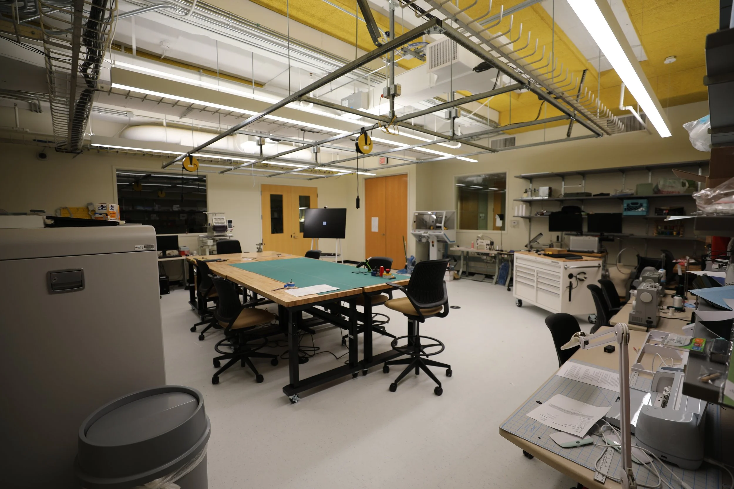 Photo of the Institute for People and Technology’s (IPaT) Craft Lab in the Technology Square Research Building (TSRB). Photo: Noah Posner, IPaT Research Scientist.