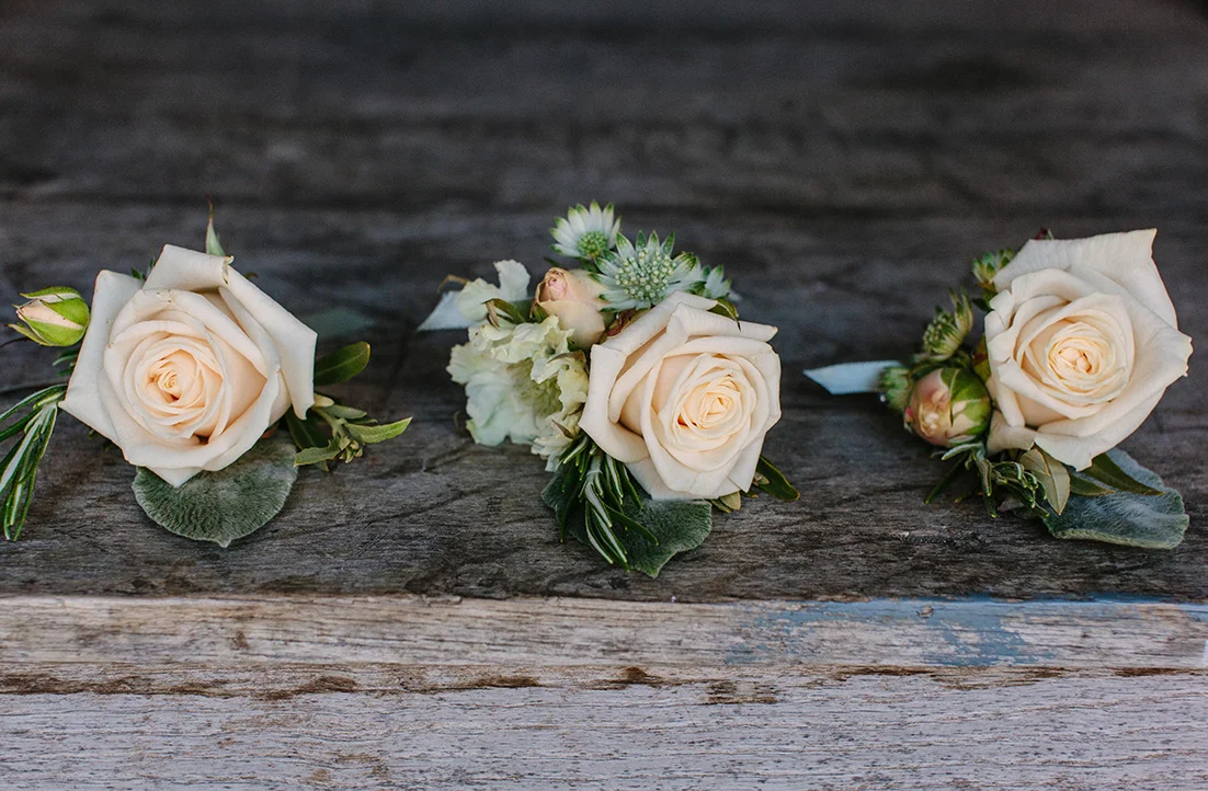 Vandela Rose Buttonholes.