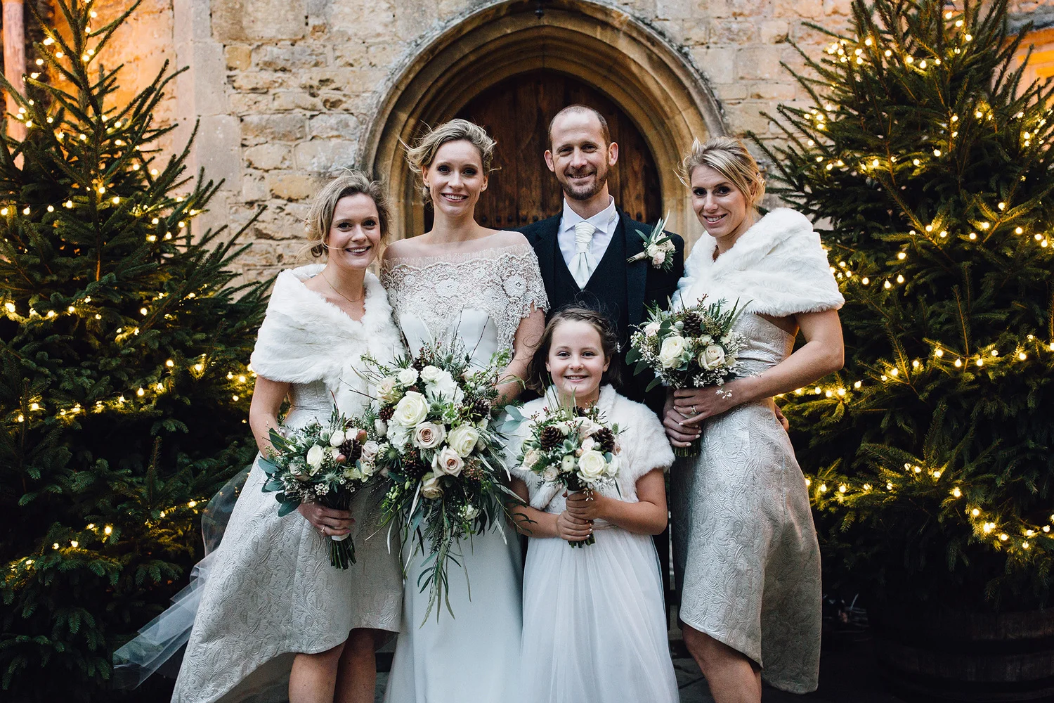 Romantic Winter Wedding at Notley Abbey, Bucks