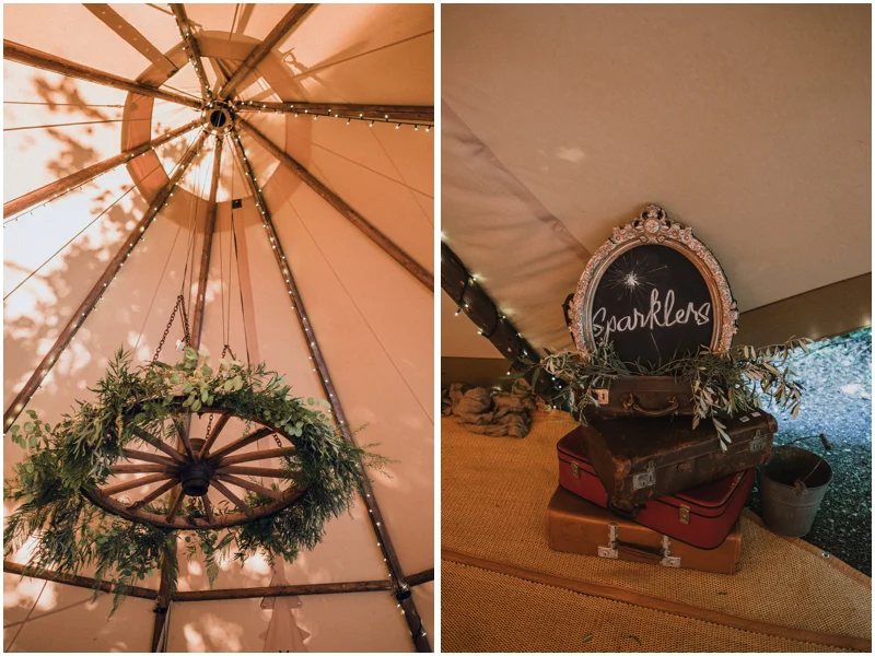 wedding tipi decor 