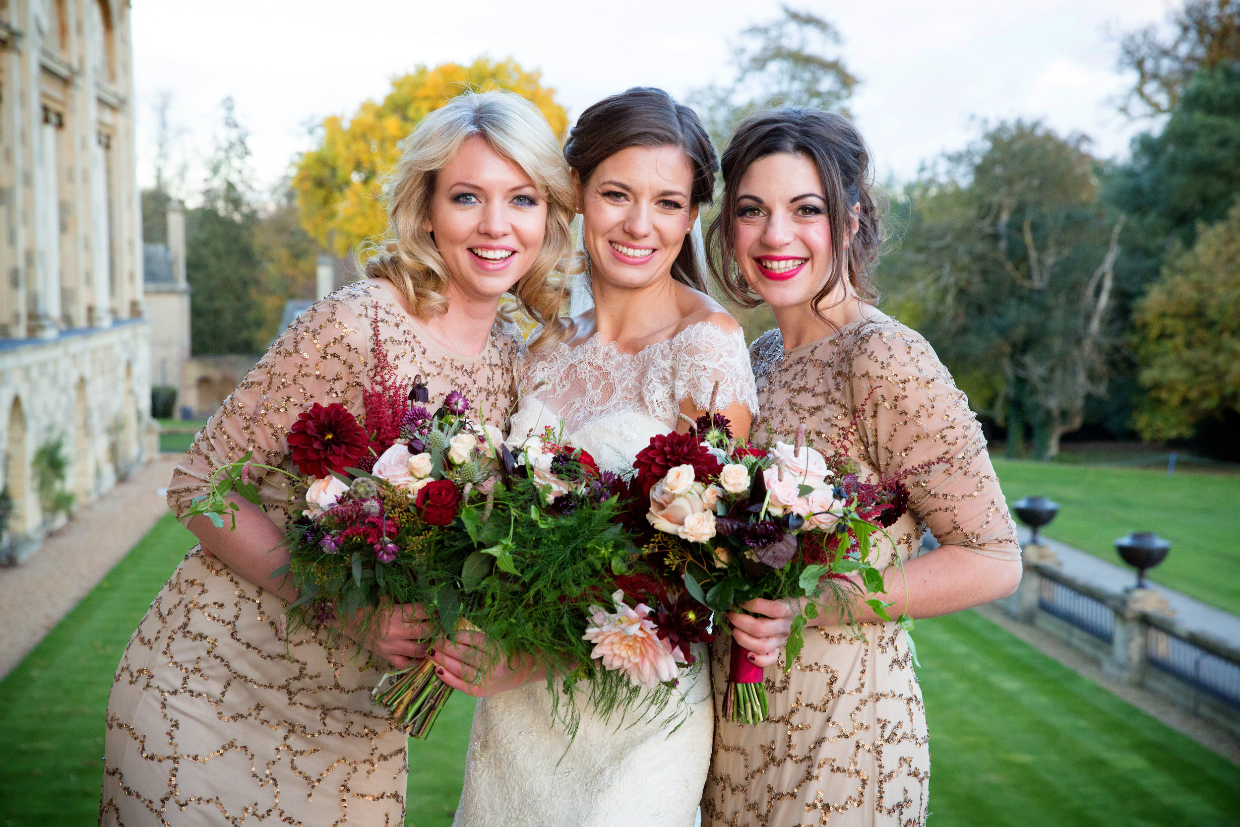 Autumn wedding at Stowe House, Buckinghamshire