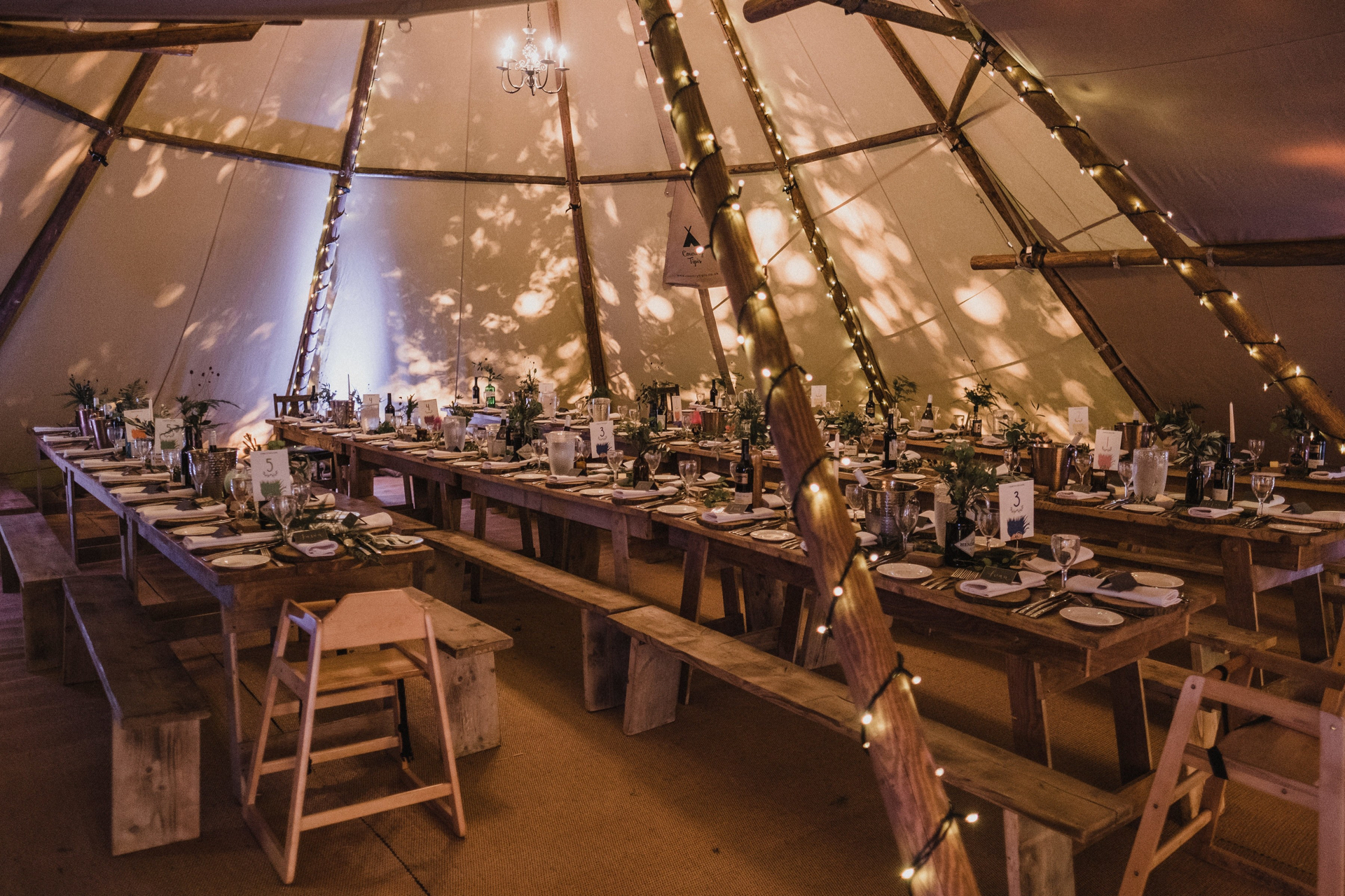 Tipi wedding at Lila's Wood, Tring, Hertfordshire